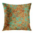 thumbnail image 1 of BOSDECO Green Abstract Ink Drawings of Intersecting Tree Branches Buds and Leaves in Teal Blue and Brown Array Pillowcase Pillow Cover Cushion Case 16x16 inch, 1 of 1
