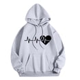 thumbnail image 4 of Fashion Hoodie for Womens Plus Size Pullover Casual Ladies Printed Long Sleeve Tops Blouse Hooded Sweatshirts, 4 of 4