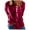 Red, variant on Pntutb Ladies Clothes,Womens O-Neck Star Print Patchwork Tops Blouses Sweatshirt