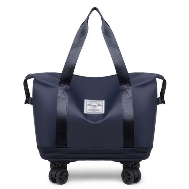 Sac de Voyage Grande Capacité avec Roues, Roue Universelle Amovible, Sac de Sport Extensible et Pliable