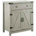 thumbnail image 1 of Armoire d'Accent Porte de Grange de Ferme 30 Pouces en Gris Pierre, 1 of 6