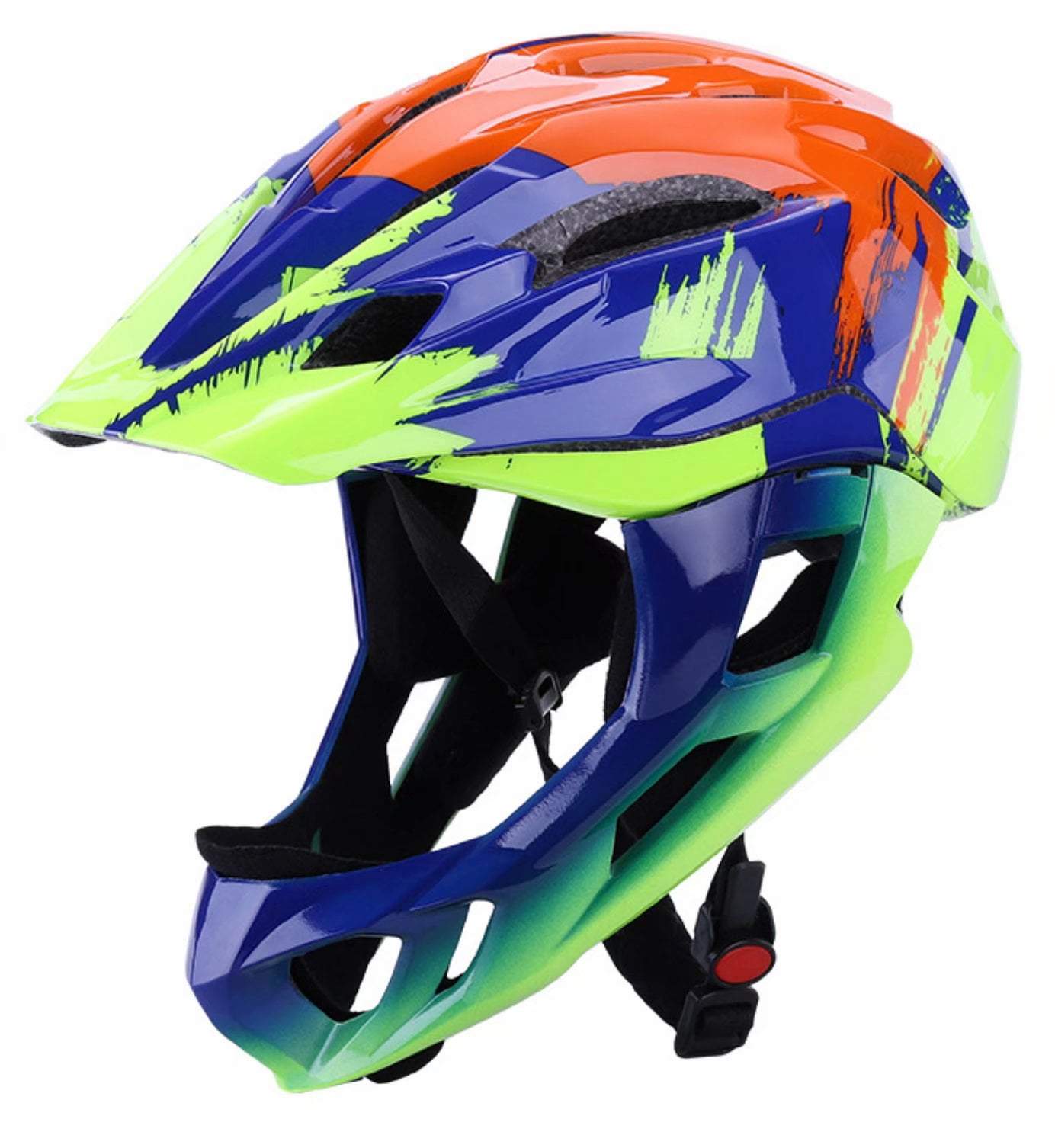 Bike Helmets For Kids Full Face Mountain Bike Helmet Lightweight Bike Helmet Toddler Cycling Bicycle Helmet For Youth Toddlers Detachable Skateboard