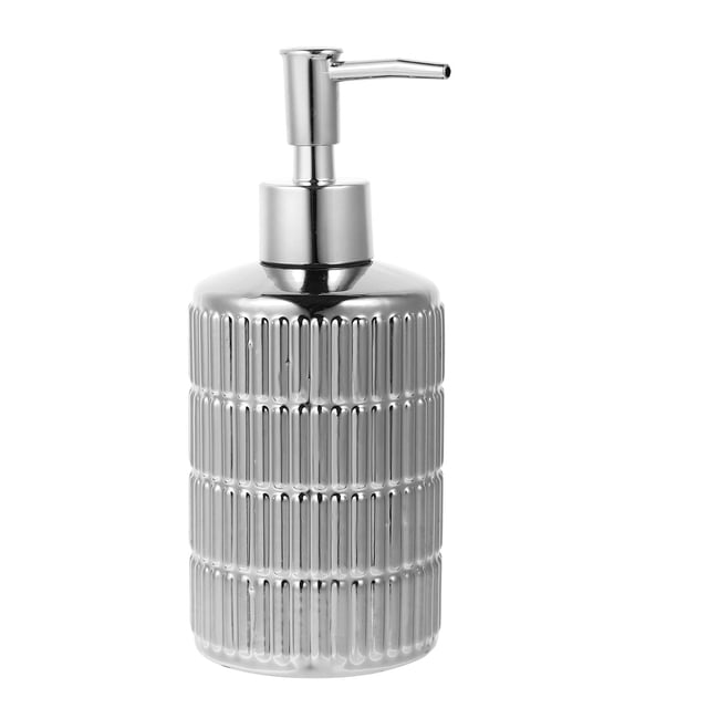 MasteelfCA 1Pc Ceramic Sanitizer Empty Bottle Delicate Shampoo Holder Bathroom Supply