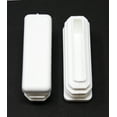 thumbnail image 3 of Plastic 1/2 x 1-1/2 inch White Rectangle Tubing Cap, Finishing Plug, Pipe Tubing End Cap, Durable Chair Glide Universal - 20, 3 of 10