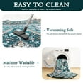 thumbnail image 5 of Noahas Vintage 2x3 Washable Rug for Entryway, Non Slip Small Indoor Front Door Rug, Soft Low Pile Rugs for Entrance Kitchen Bedroom Bathroom, Cyan, 5 of 7
