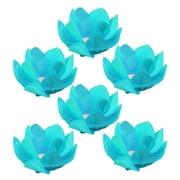 JH Specialties Inc. Floating Lotus Lanterns Turquoise (6 Count)