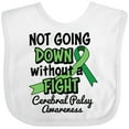 thumbnail image 3 of Inktastic Not Going Down Without a Fight Cerebral Palsy Awareness Boys or Girls Baby Bib, 3 of 4