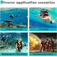 thumbnail image 6 of 1L Reusable Mini Scuba Tank for 15-20 Minutes Underwater Dive Portable 32.8ft Scuba Diving Gear for Outdoor Mini Diving Tanks Underwater Breathing Device Scuba Oxygen, 6 of 23