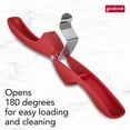 thumbnail image 5 of GoodCook Profreshionals Garlic Press Stainless Steel Curved Ergonomic Handle, 5 of 20