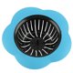 thumbnail image 1 of Colador y tapón de drenaje para fregadero con diseño de flores azules para cocina y baño, accesorio de lavabo de plástico, 1 of 8