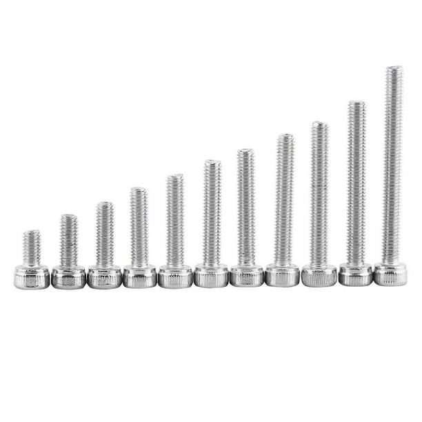 Tornillos de fijación Jadeshay 50 piezas acero inoxidable A2-70 kit surtido | Bodega Aurrera en Tornillos de fijación Jadeshay 50 piezas acero inoxidable A2-70 kit surtido | Bodega Aurrera en