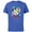 Royal Heather, variant on Disney Mickey & Minnie Mouse In Holiday Style - Short Sleeve Cotton T-Shirt for Adults - Customized-Black