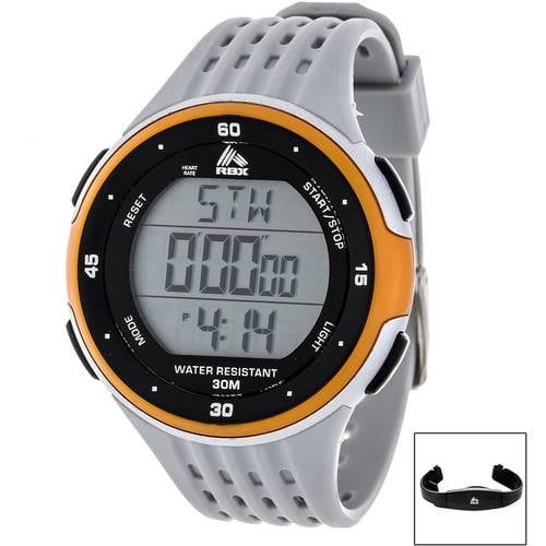 RBX Digital Heart Rate Monitor Watch with Chest Belt, Multiple Colors Available - Walmart.com