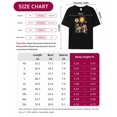 thumbnail image 7 of Cartoon Mushroom T Shirts for Women Short Sleeve Cotton Crewneck T-Shirt Flowers Sun Tee Tops Casual Basic T-Shirts, XS-5XL Black L, 7 of 7
