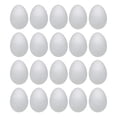 thumbnail image 1 of Huevos de Pascua de espuma, versátiles, lisos, para pintar, para rellenar cestas, hechos a mano 20 piezas de 8 cm, 1 of 9