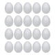 thumbnail image 1 of Huevos de Pascua Pintables Versátiles Suaves Blancos Sin Terminar Artesanía de Huevos de Espuma Manualidades 20 piezas de 8 cm, 1 of 9