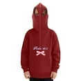 thumbnail image 5 of Tiijoy Big Girls Cute Hoodie Zipper Eyelets Hooded Sweatshirt, Sizes 7-8, 5 of 7