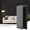 Black, variant on Garvee 2-Pack Acoustic Panels 47.2 x 23.6 Inches, MDF Wood Slat Sound Absorbing Wall Panels with PET Felt Backing, Noise Reducing Decorative Panels for Home Theater Living Room , Deep Black