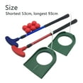 thumbnail image 2 of S SERENABLE Telescopic Golf Putter Putting Cup Golf Balls Set for Backyard Birthday Gift With Flag, 2 of 9