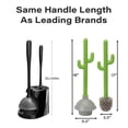 thumbnail image 3 of Set de desatascador y escobilla para inodoro ALLOBUB Cactus Bathroom, 1 juego, 3 of 9