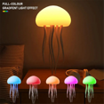 thumbnail image 4 of LED Jellyfish Lamp RGB Gradient Jelly Fish Light Lamp Voice Control Jellyfish Light Rechargeable Desk Lamp for Bedrooms, 4 of 7