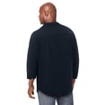 thumbnail image 4 of KingSize Men's Big & Tall Gauze Mandarin Collar 3/4 Sleeve Shirt, 4 of 6