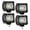 4PCS White, variant on From China LED Light Pods, AAIWA 4 Inch 120W LED Light Bar 12000LM Spot Flood Combo Off Road Light Triple Row LED Work Light Driving Fog Light for Pickup Truck ATV UTV SUV Boat Light 2PCS
