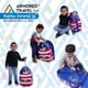 thumbnail image 4 of Maleta de viaje infantil Armored Travel 16' Rígida con ruedas Pirata Edades 2 a 6 años, 4 of 9