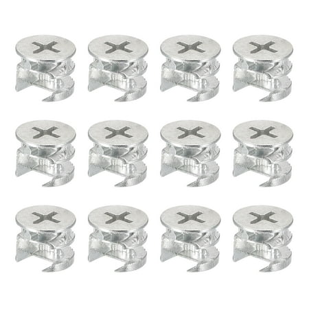 

Uxcell Cam Lock Nut for Furniture 12 Pack 15x12mm Joint Connector Locking Nuts Furniture Connecting Cam Fittings White
