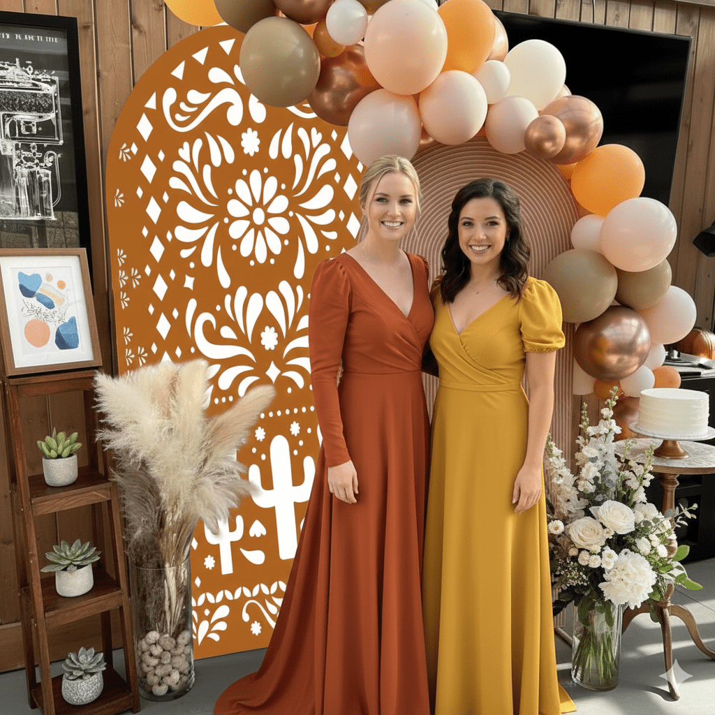 Ngardk 2 Pcs Cielito Lindo Arch Backdrop Cover for Mexican Baby Show, Wedding Party Decorations6ft and 7.2ft