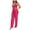 Hot Pink, variant on Blmnix Sparkly Pants Wide Leg Pants for Women Jumpsuits Palazzo Sweatpants Blue High Straight-Leg Long Loose Pants for Women,M