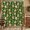 Green, variant on Christmas Shower Curtain Gingerbread Man Snowflake Holiday Bathroom Decor, Red Christmas Bathtub Curtain with Candy Cane Glove, Fun Cute Winter Bathroom Accessories 70X70IN