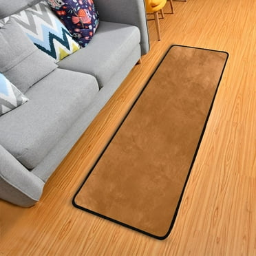 Umber Hallway Runner Rug 2'X6' Non-Slip Washable Carpet Runner Kitchen Entryway Laundry Bedroom