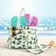 thumbnail image 5 of Fiudx Bolsa de Playa Grande con Diseño de Palmera Tropical de Verano, Lona/Tela Oxford, Color Verde, Bolsillo con Cremallera, Ideal para Viajes Al Aire Libre, Diseño Espacioso y Elegante, Fácil de Ll, 5 of 6