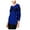 Blue - brightsaphcom, variant on maison Jules Womens Striped Knit Sweater, Blue, Small