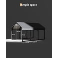 thumbnail image 2 of 12 ft x 13 ft Metal Carport Shed with Reinforced Frame & Steel Roof, All-Weather Permanent Shelter for Cars, Motorcycles, ATVs & Boats, 2 of 6