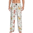thumbnail image 1 of Balery Cute Little Animals Pantalones de pijama para hombre, pijama ultraligero, pantalón de descanso-X-Large, 1 of 6