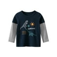 thumbnail image 3 of Fjuchai Cotton T-Shirt for Boys Kids Cartoon Tops 1-9Y Toddler Baby Long-Sleeved Tees, 3 of 10