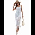 thumbnail image 3 of Vestido Holgado de Punto para Mujer, Gris, Talla M, 3 of 10