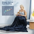 Entil Electric Heated Blanket Twin Size with 4 Heating Levels & 10H