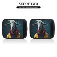 thumbnail image 2 of Sikiie Surrealist Goat Luggage Handle Wraps for Suitcases Travel Accessories(2 Pack), 2 of 9