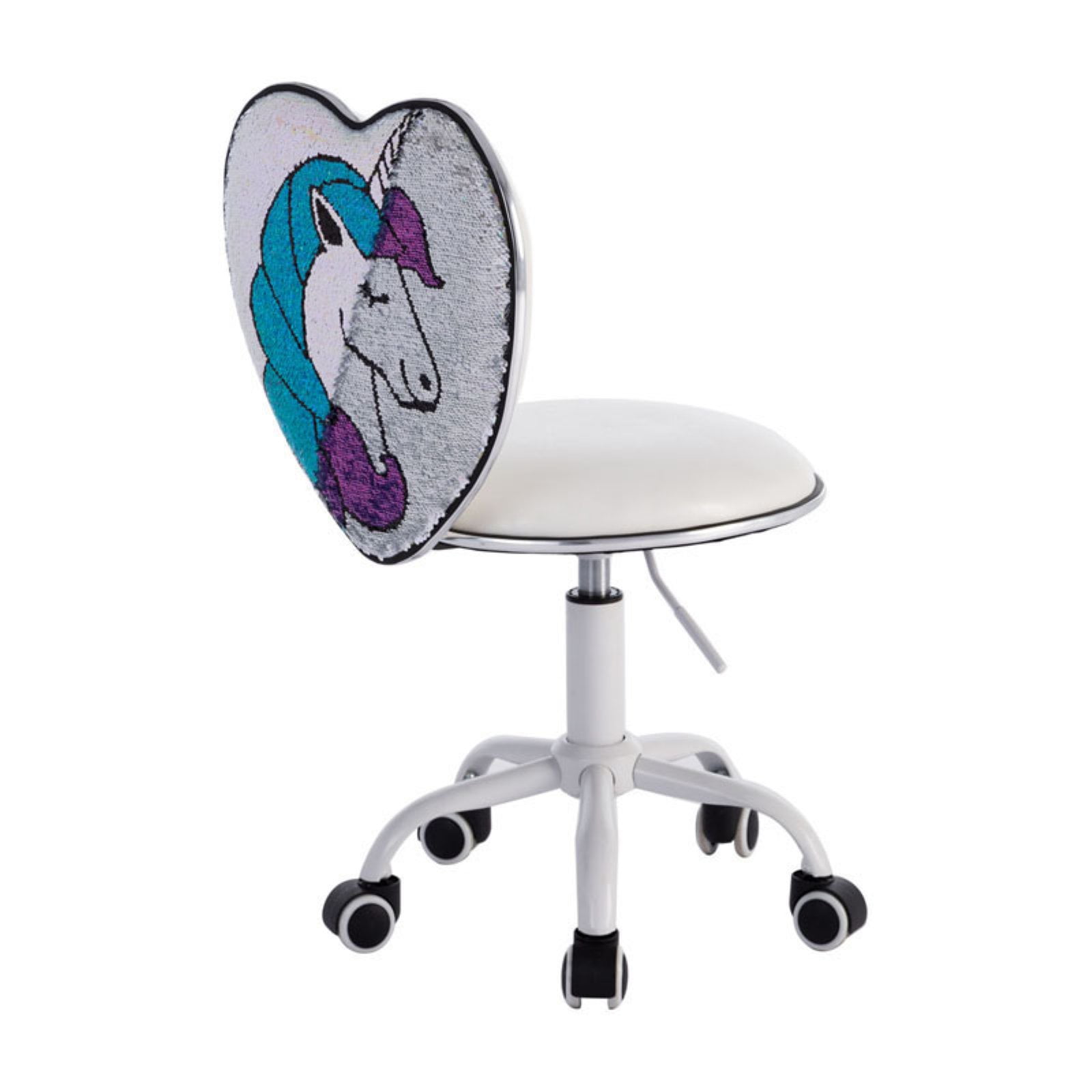 Edc Furnishings Edc Furnishings Heart Shaped Kids Office Task Chair Walmart Com Walmart Com