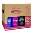 thumbnail image 1 of Cerveza Minerva Cajota Feliz 12 Pack Mix Minerva Mix, 1 of 3