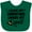 Green, variant on Inktastic I Have My Godmother Under My Spell with Cute Witch Hat Boys or Girls Baby Bib