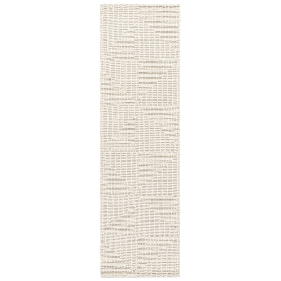 SAFAVIEH Natura Lucina Geometric Runner Rug, Ivory, 2'3" x 8'