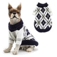 thumbnail image 1 of Suéter de moda para mascotas de primavera, otoño e invierno, ropa para perros y gatos con diamantes de imitación 1027, 1 of 5