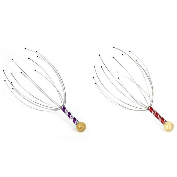 Head Massager With Massage Spider, Helps Eliminate Muscle Tension And Fatigue, Improves Blood Circulation For Hair Growth