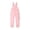 Pink, variant on Windproof Pants Girls Boys Toddler Solid Color Thicken Snow Bib Ski Outdoor Winter Overalls Suspender Children's Trousers