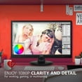 thumbnail image 2 of ViewSonic VA2446MH-LED 24 Inch Full HD 1080p LED Monitor with HDMI and VGA Inputs for Home and OfficeBlack, 2 of 8