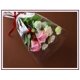 thumbnail image 4 of Papel de polvo transparente Papel de flores de plástico impermeable Papel de flores Papel de plástico floral Ramo de ramo Rollo de vidrio 1 rollo 70 * 70 cm ER, 4 of 5